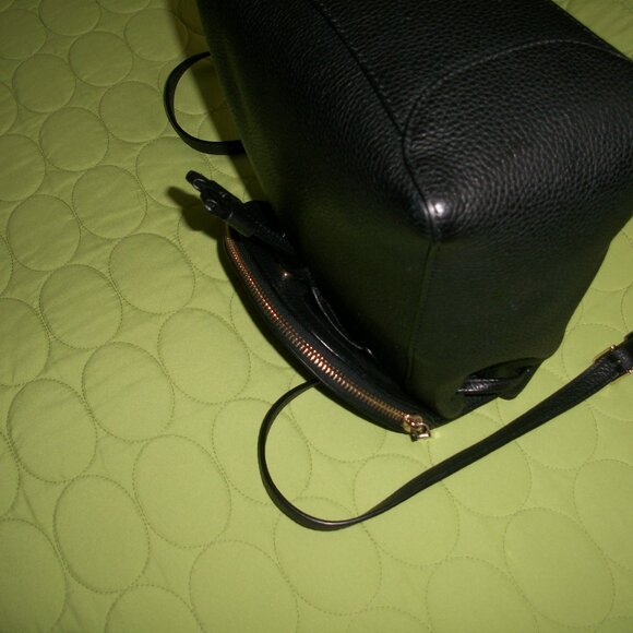 Kate Spade Leila Black Pebbled Leather Backpack/Purse main image 5